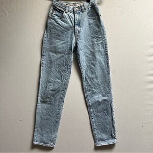 Vintage Armani Jeans High Waisted Stone Washed Straight Leg Denim Size 24